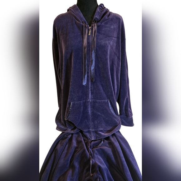 Liz Claiborne Pants - Liz Claiborne 3X Purple Velour Sweat Set